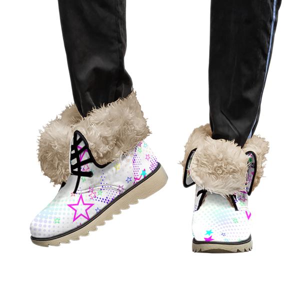 Winterboots mit Hundemotiv Hazel - gefütterte Winterschuhe, Stiefel, bunt, Grösse 35-44, Mix, Mischling, Staffordshire, Staff, AmStaff, SOKA, Familienhunde